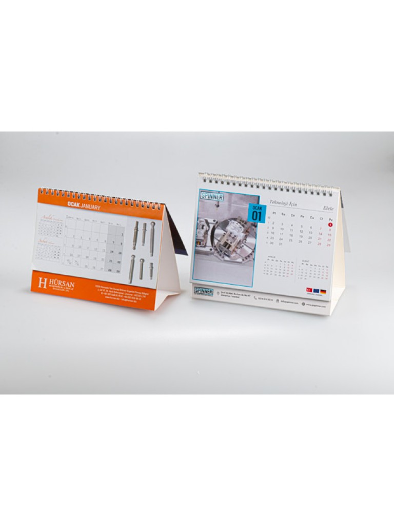 AMT-06 Karton Taşıyıcılı Masa Takvimi