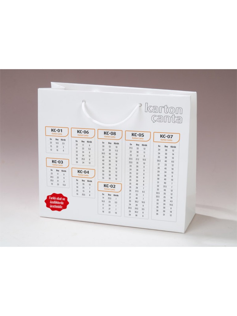 KC-01 Özel Ebat Karton Çanta