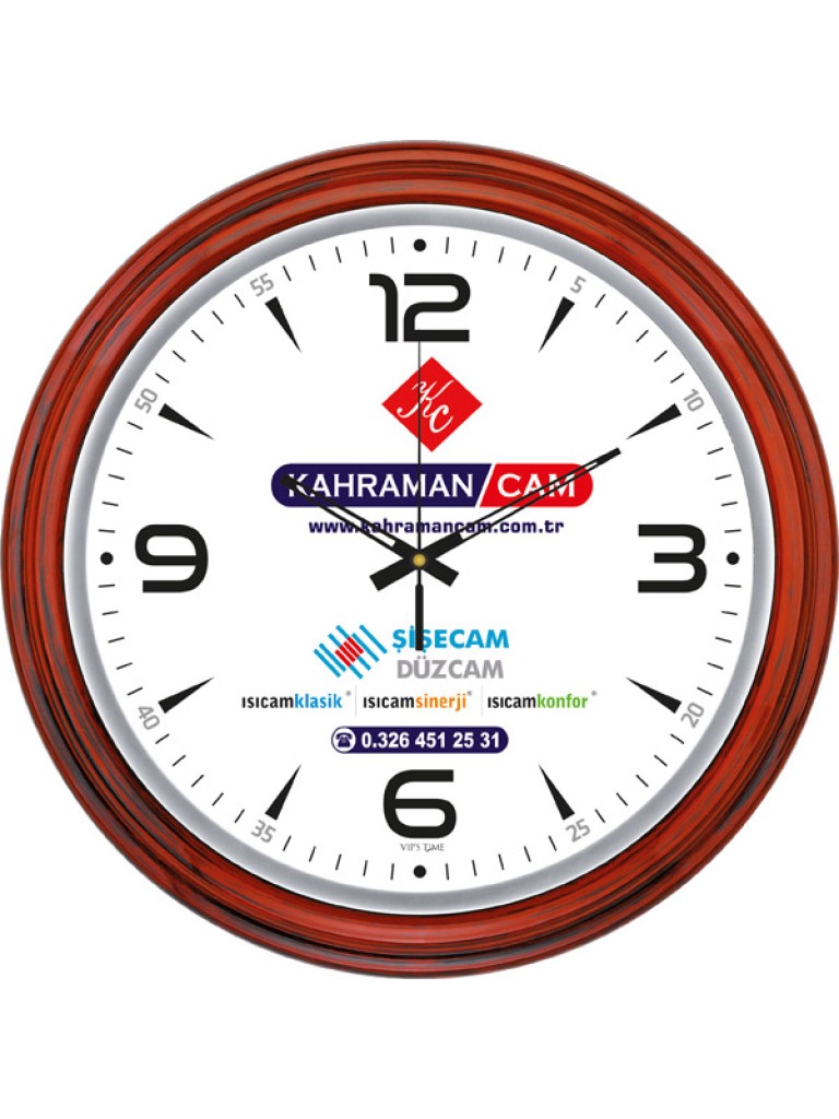 V30-522-AH Plastik Duvar Saati