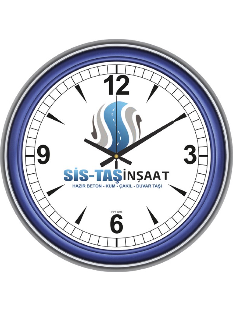 V30-523-GL Plastik Duvar Saati