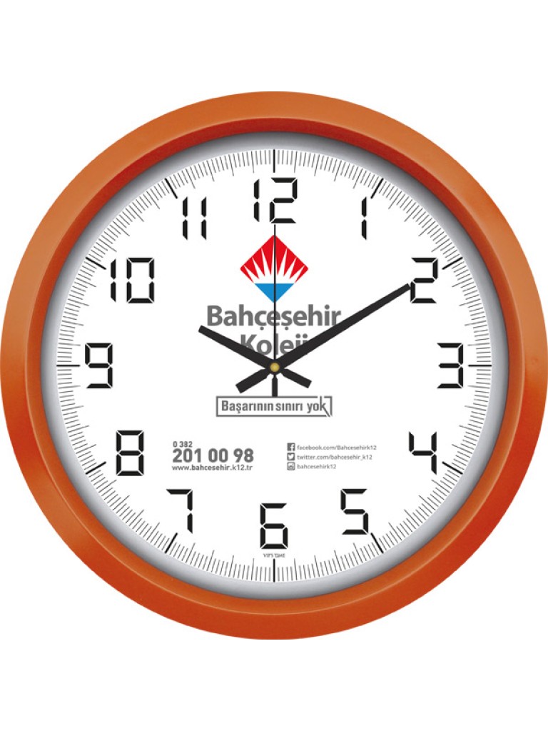 V30-551-T Plastik Duvar Saati