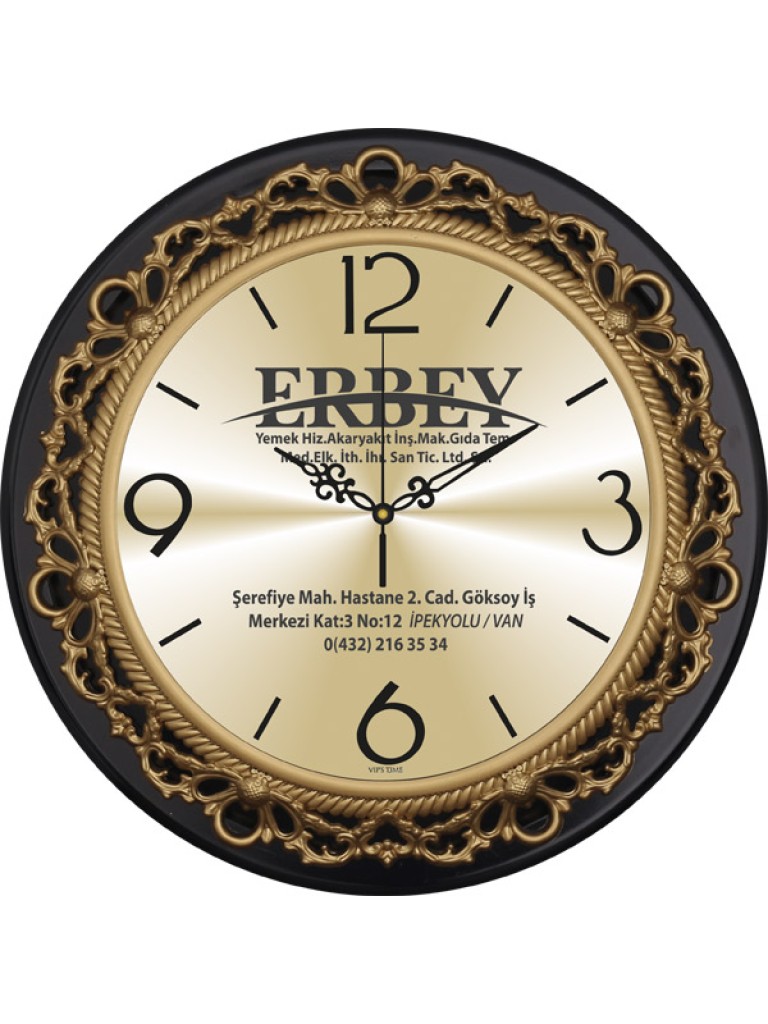 V30-660-S Plastik Duvar Saati