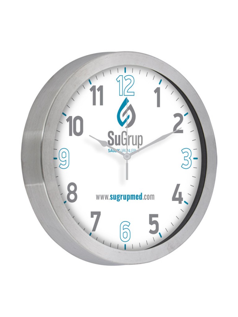 V30-985-B Alüminyum Duvar Saati